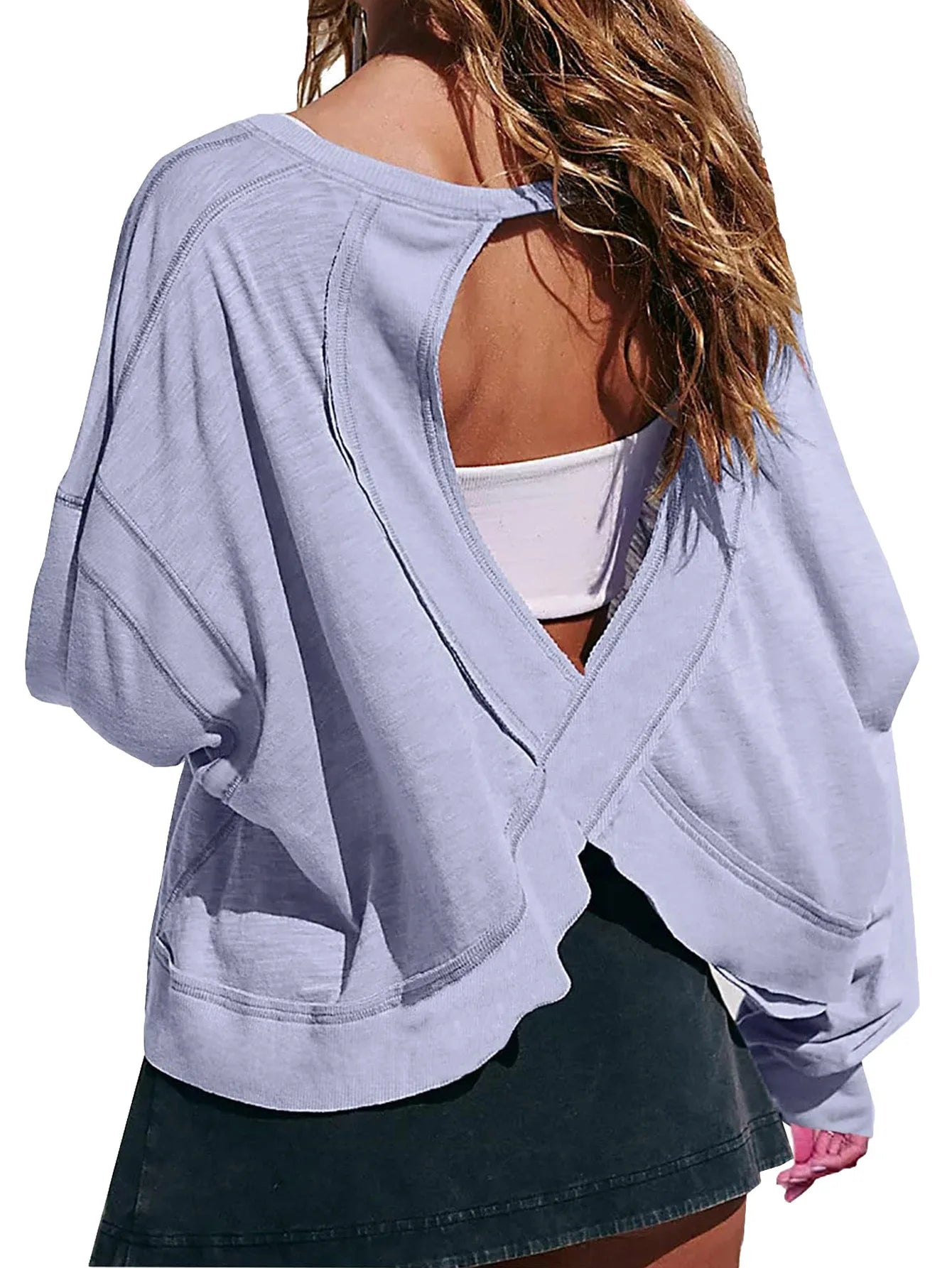 Loose Long-Sleeve Top