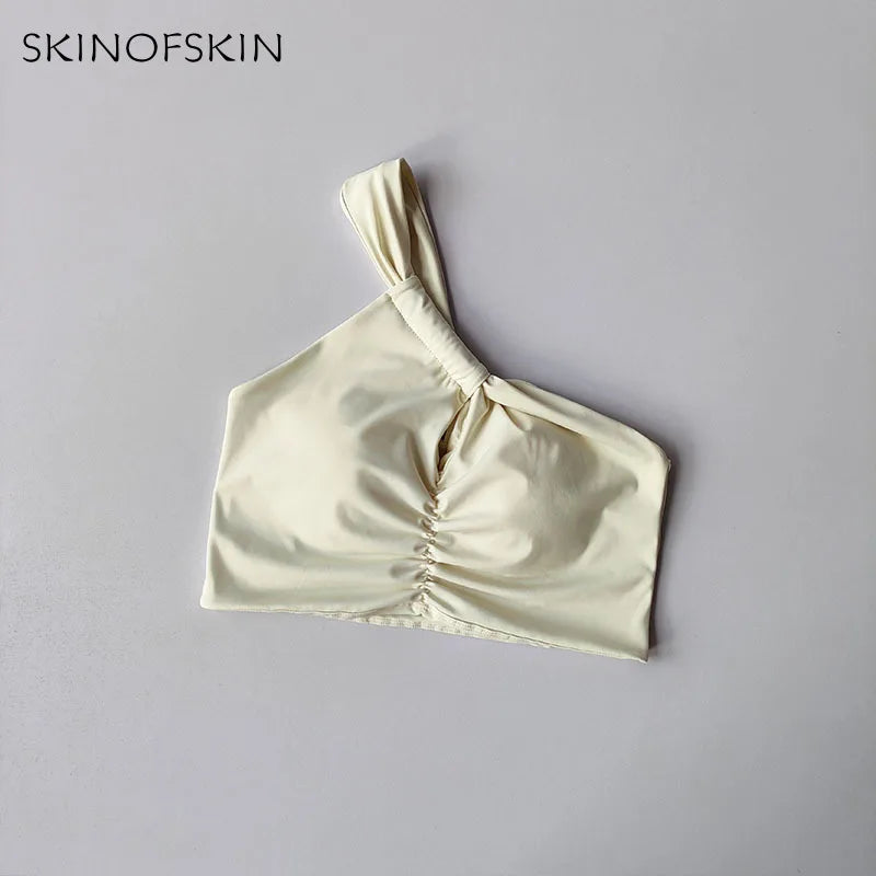 One Shoulder Sports Bra