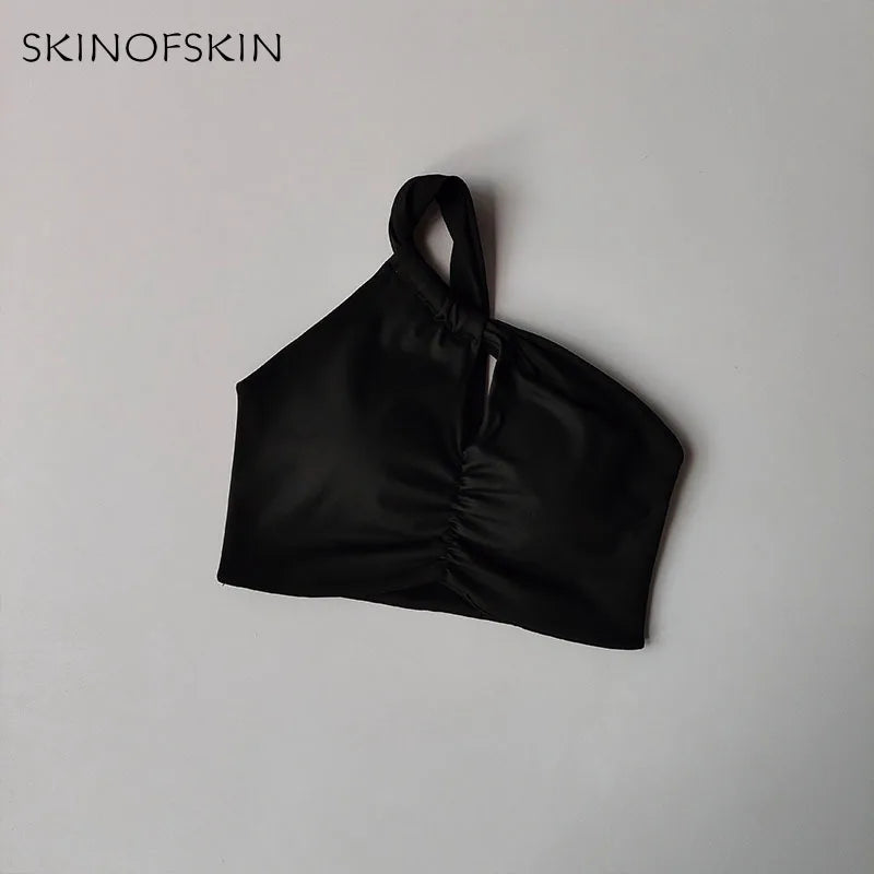 One Shoulder Sports Bra