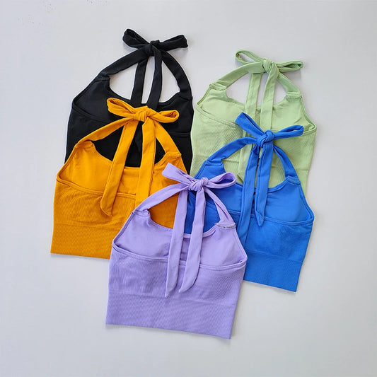Summer Tie Back Sports Bra