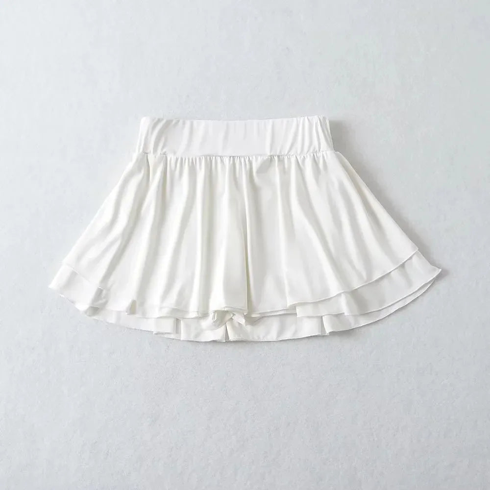 Flowy Skort with Phone Pocket