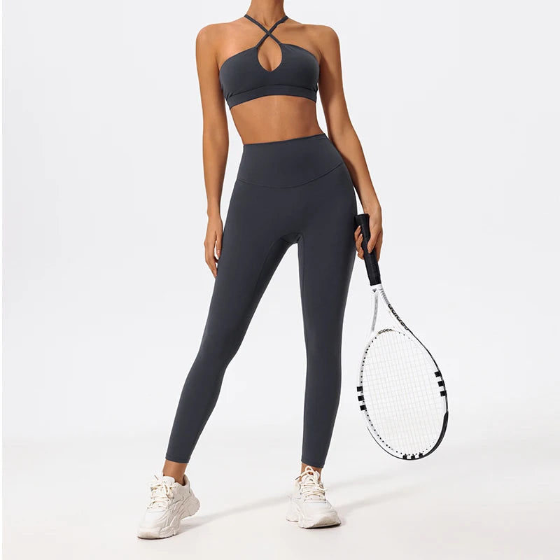 2-Piece Crossover Gym Outfit