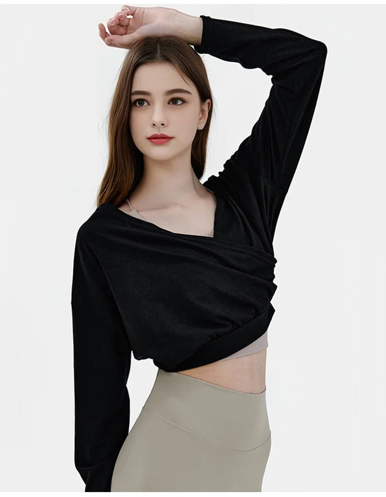 Loose, Breathable Workout Blouse