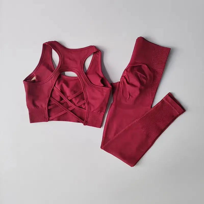 Seamless Bra+High Waist Legging Set