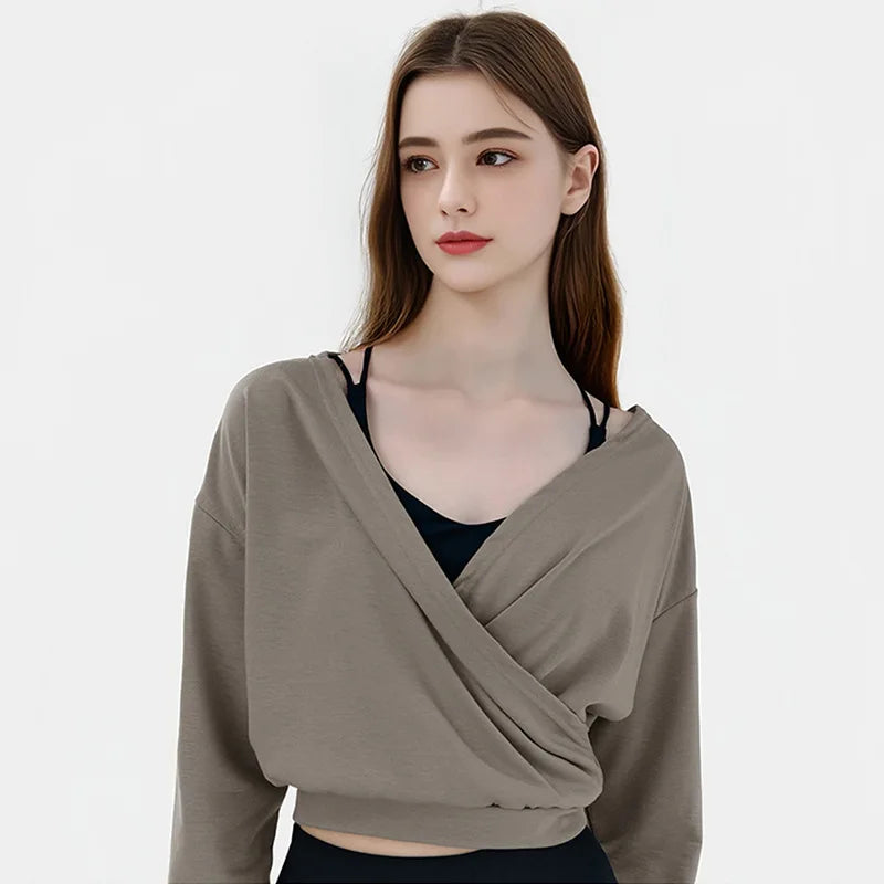 Loose, Breathable Workout Blouse