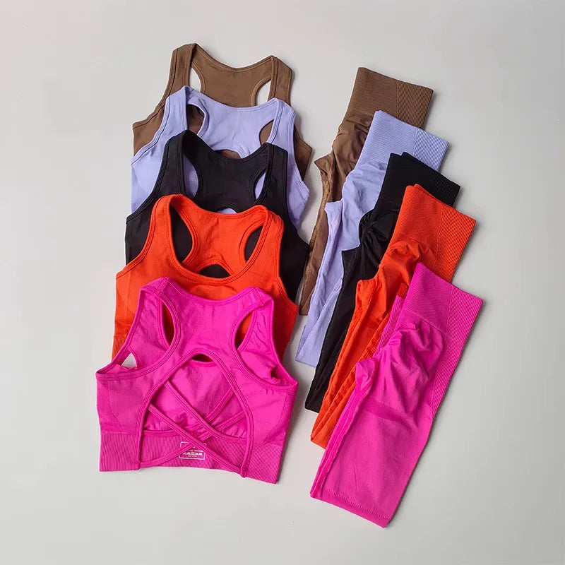Seamless Bra+High Waist Legging Set
