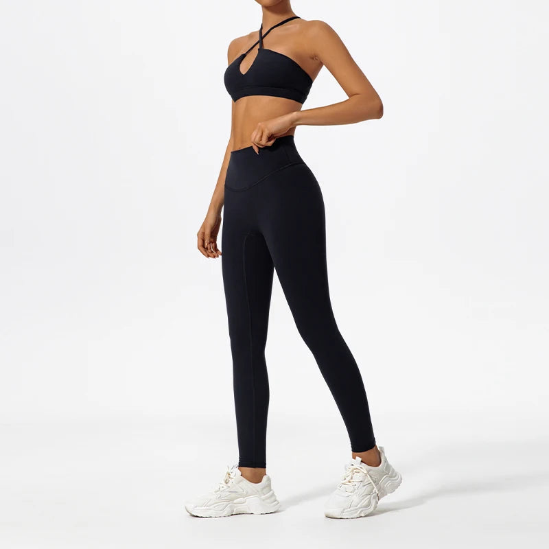 2-Piece Crossover Gym Outfit