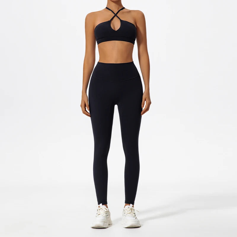 2-Piece Crossover Gym Outfit