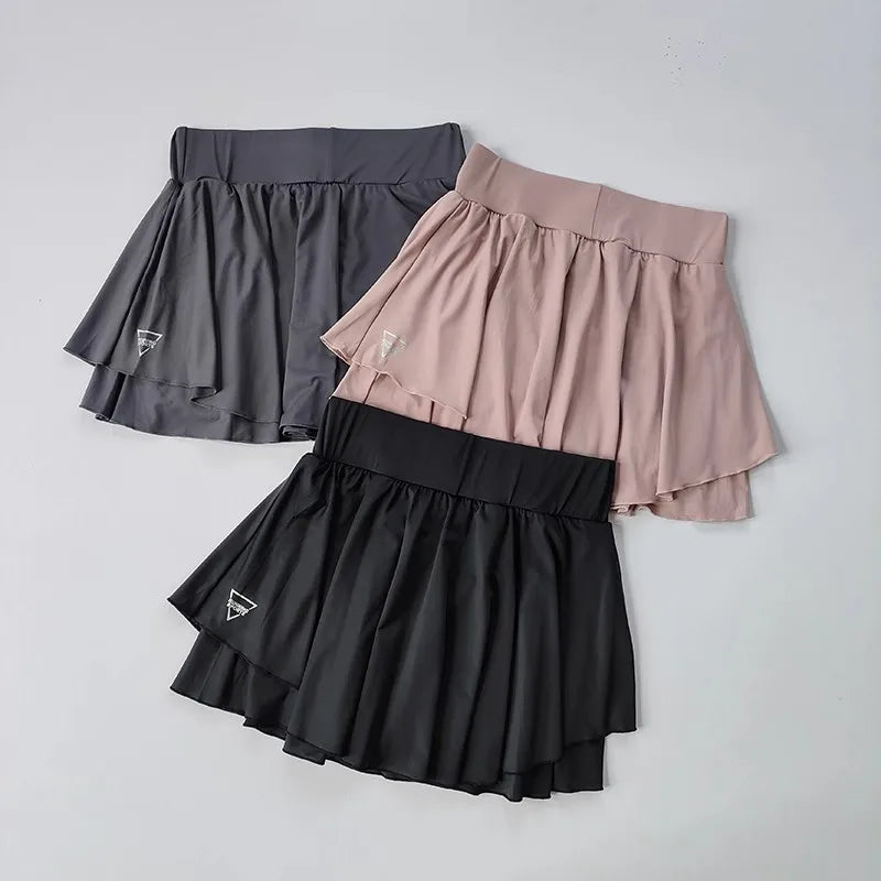 Flowy Skort with Phone Pocket