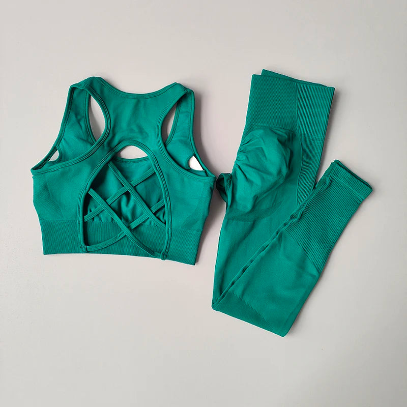 Seamless Bra+High Waist Legging Set