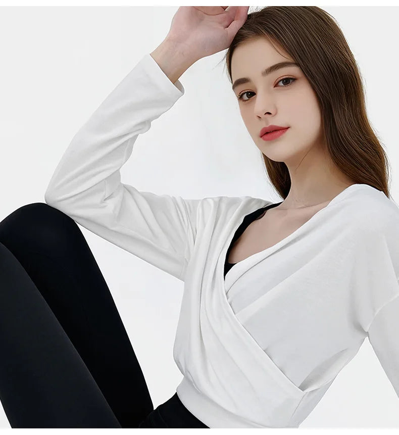 Loose, Breathable Workout Blouse